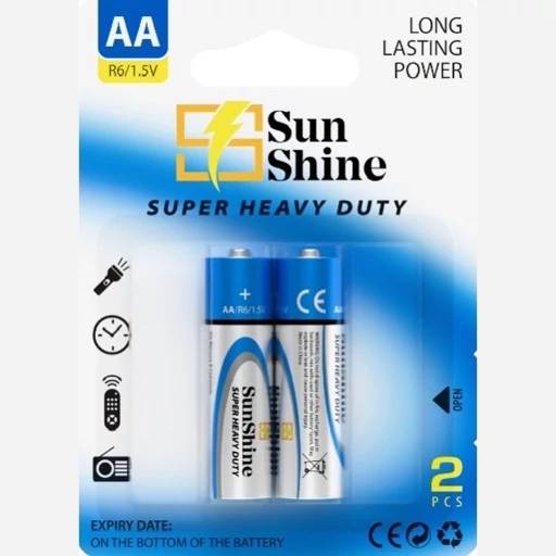 باطری قلمی سوپر هوی سان شاین (sun shine) کارتی 2عددی