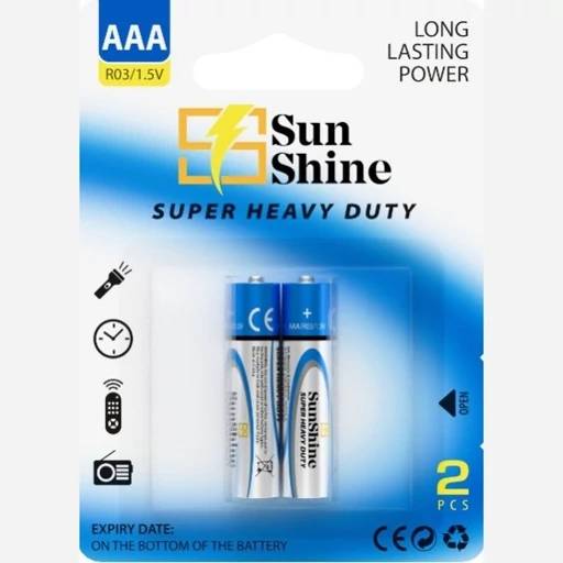 باطری قلمی سوپر هوی سان شاین (sun shine) کارتی 2عددی